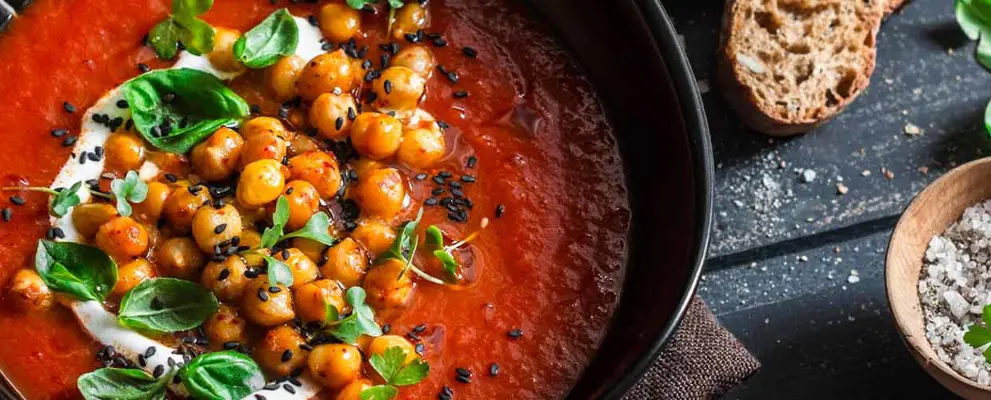 Chickpea Gazpacho